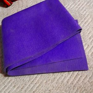 Purple yoga mat